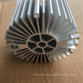 Customized Round T8 Aluminum Extruded HeatSink